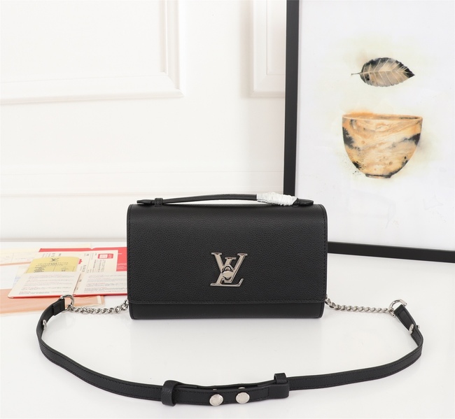 Louis Vuitton Lockme Clutch Handbags Code: M56088