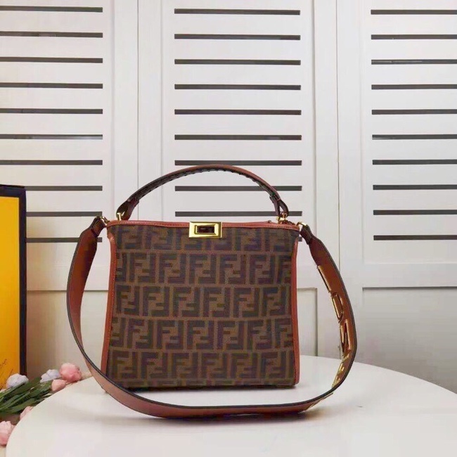 Fendi Peekaboo X -Lite Crossbody Bag Code:5286