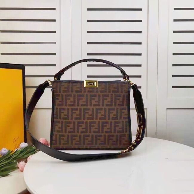 Fendi Peekaboo X -Lite Crossbody Bag Code:5286