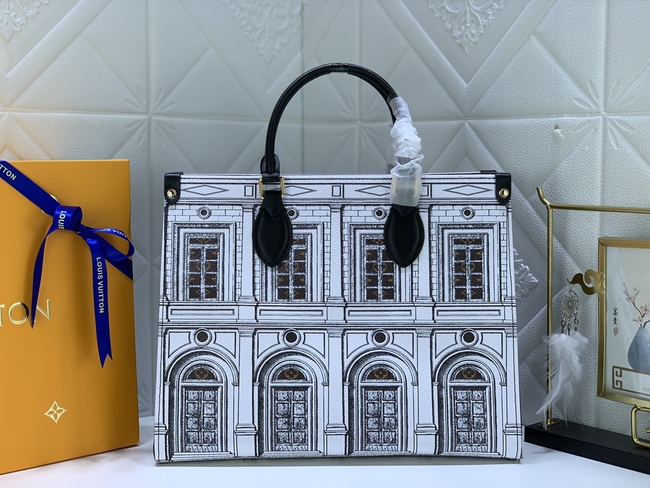 Louis Vuitton Damier Azur Canvas Tote Code: M59264/M44571