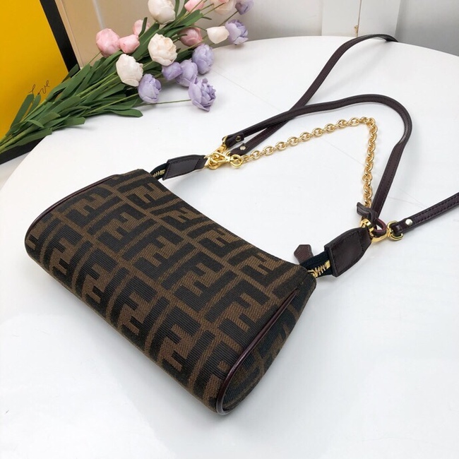Fendi Cowhide Crossbody Bag Code: 8035#