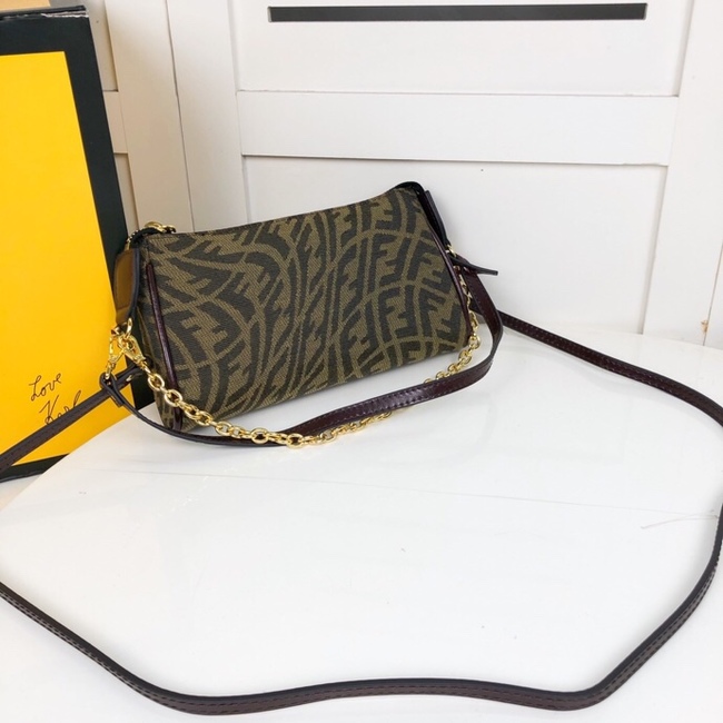 Fendi Cowhide Crossbody Bag Code: 8035#