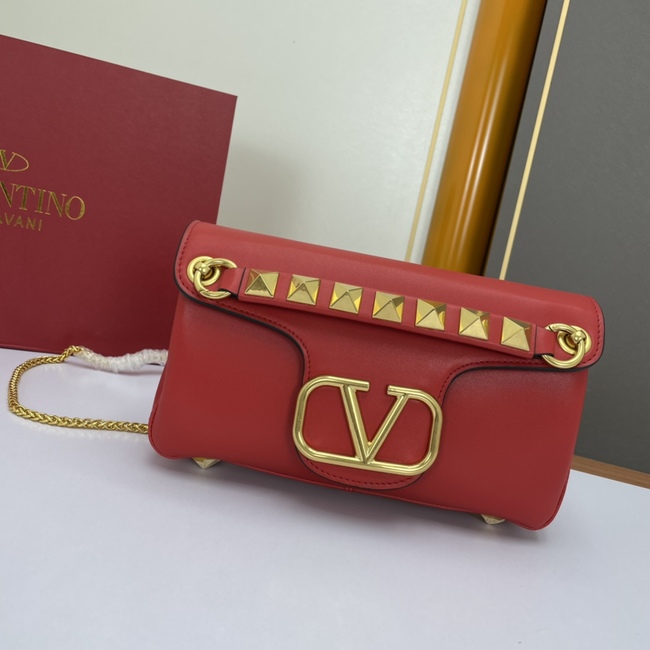 Valentino Garavani Stud Sign Nappa Leather Shoulder Bag