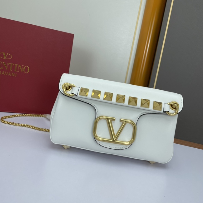 Valentino Garavani Stud Sign Nappa Leather Shoulder Bag