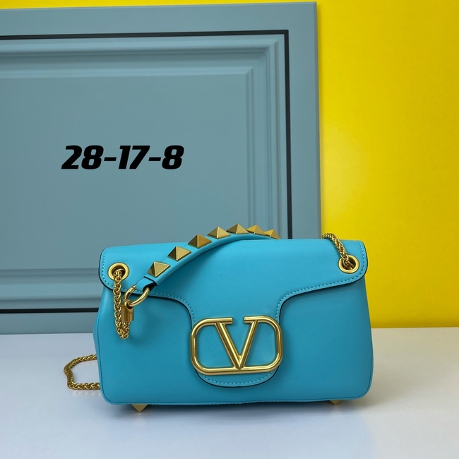 Valentino Garavani Stud Sign Nappa Leather Shoulder Bag