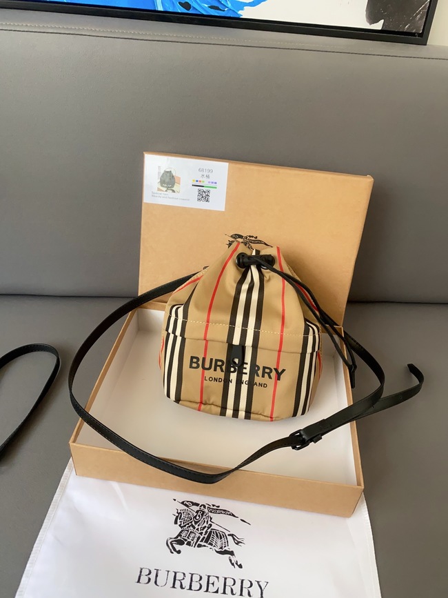 Burberry Drawstring Bucket Bag