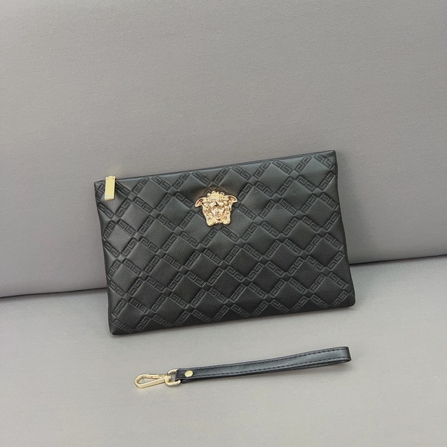 Versace Nappa Top-Grain Cowhide Clutch Bag