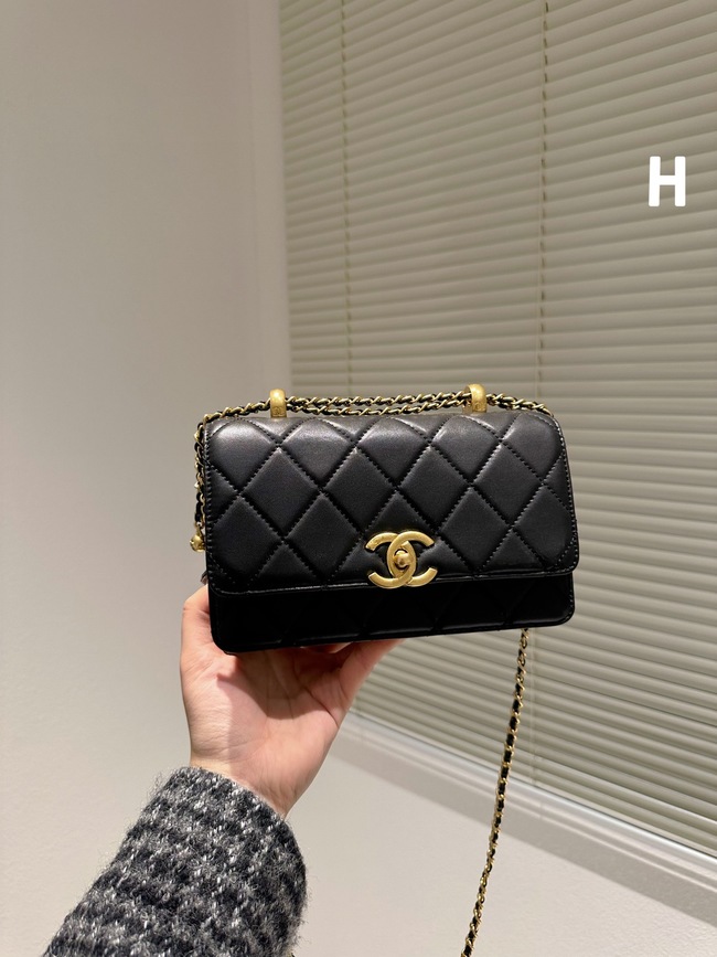 Chanel Double Gold Ball Crossbody Bag