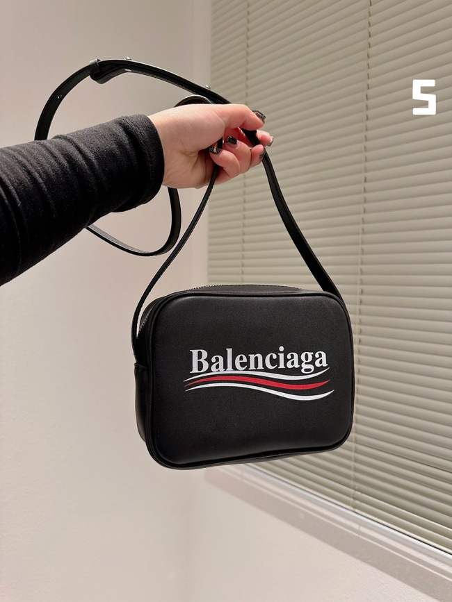 Balenciaga Crossbody Bag In Pebbled Grained Calfskin