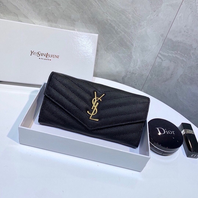 Yves Saint Laurent Caviar Leather Clutch Bag