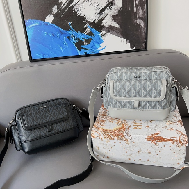 Dior Diamond Flap Messenger Bag