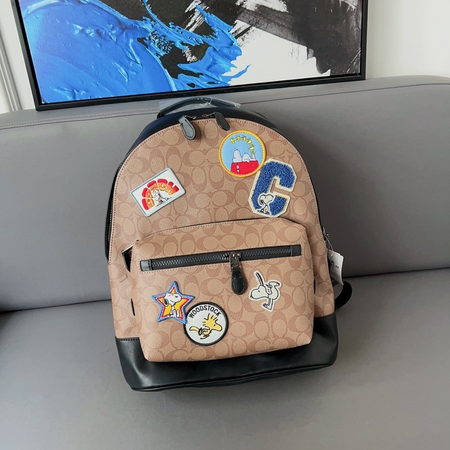 Coach Peanuts West Snoopy Backpack