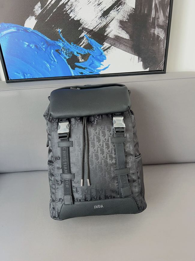 Dior Explorer Printed Tarpaulin Backpack