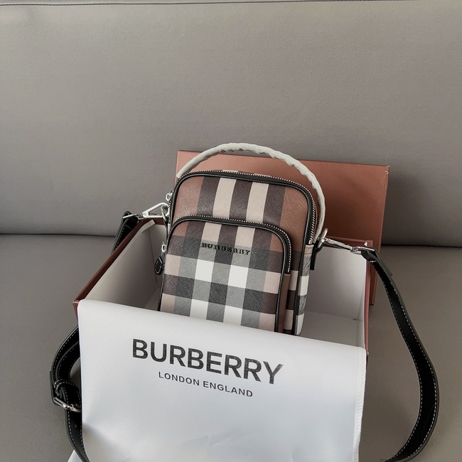 Burberry Plaid Shoulder Crossbody Bag