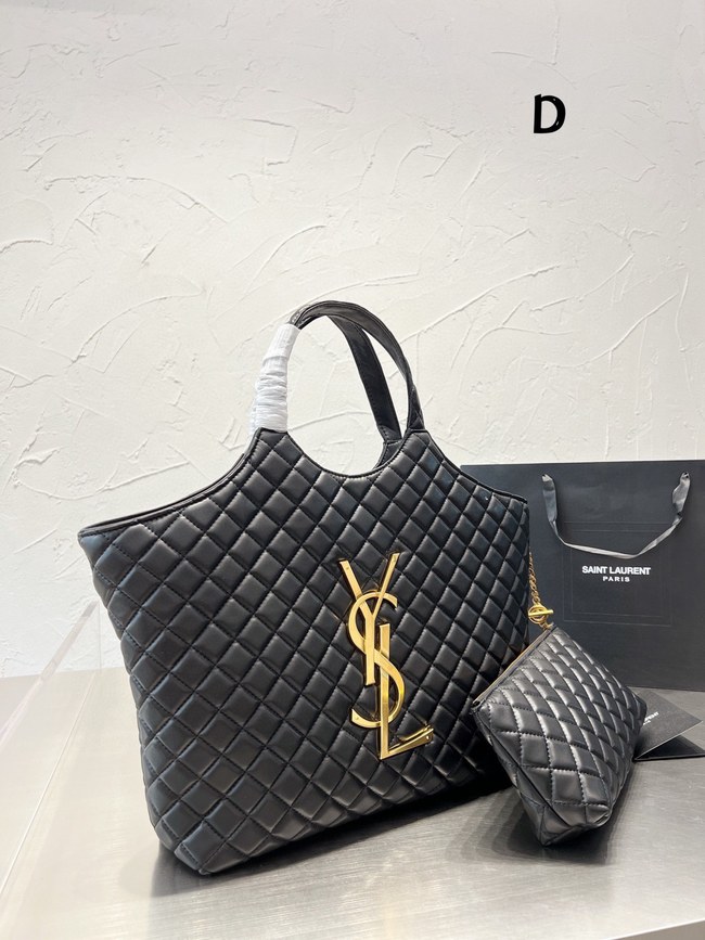 Yves Saint Laurent Gaby Quilted Pattern Shopping Bag