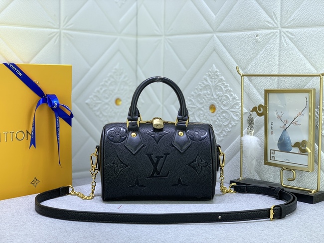 Louis Vuitton Speedy Bandoulière 20 Bag In Monogram Empreinte Leather Code: M46397/M46575/M58958珠光蓝/M58953黑色本款