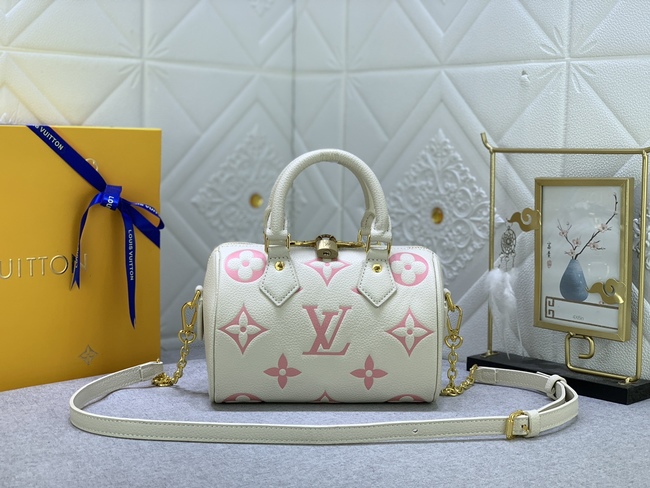 Louis Vuitton Speedy Bandoulière 20 Bag In Monogram Empreinte Leather Code: M46397/M46575/M58958珠光蓝/M58953黑色本款