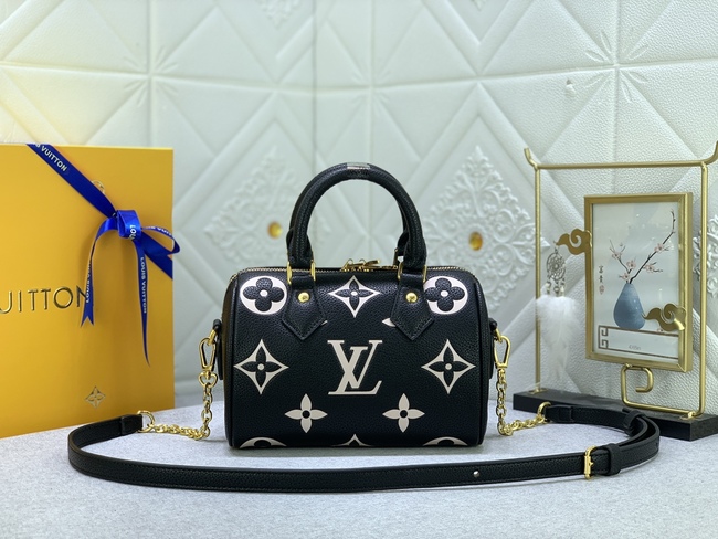 Louis Vuitton Speedy Bandoulière 20 Bag In Monogram Empreinte Leather Code: M46397/M46575/M58958珠光蓝/M58953黑色本款