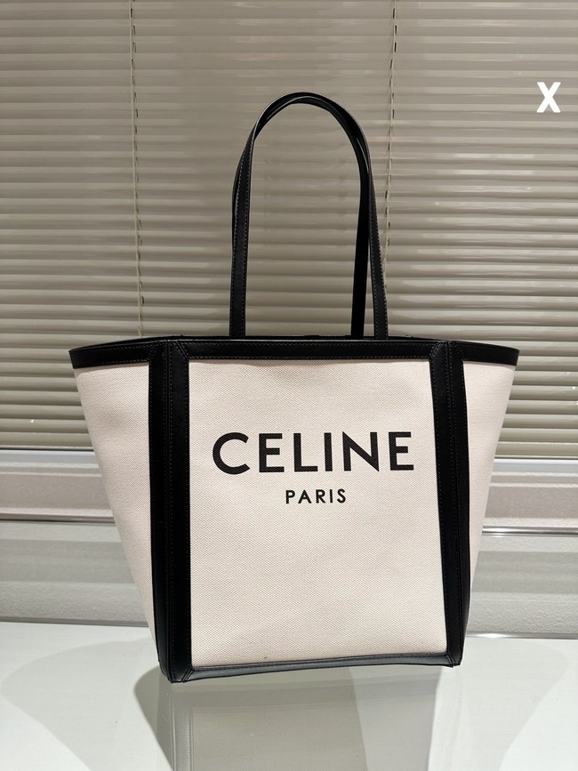 Celine Canvas Shopping Bag