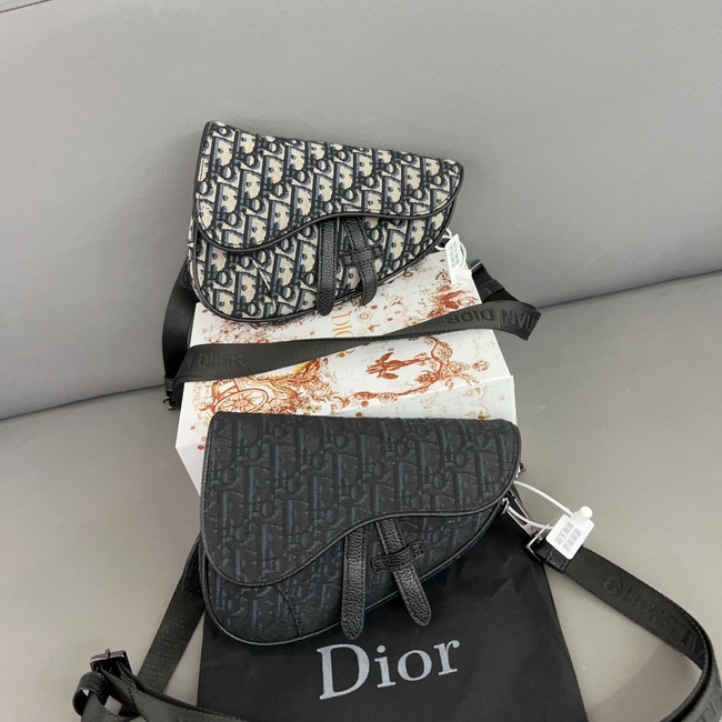 Dior Oblique Mini Saddle Bag