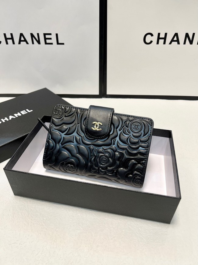 Chanel Black Compact Wallet