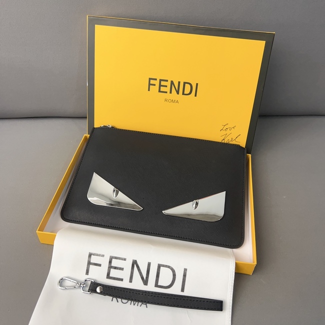 Fendi Little Monster Clutch Bag For Men