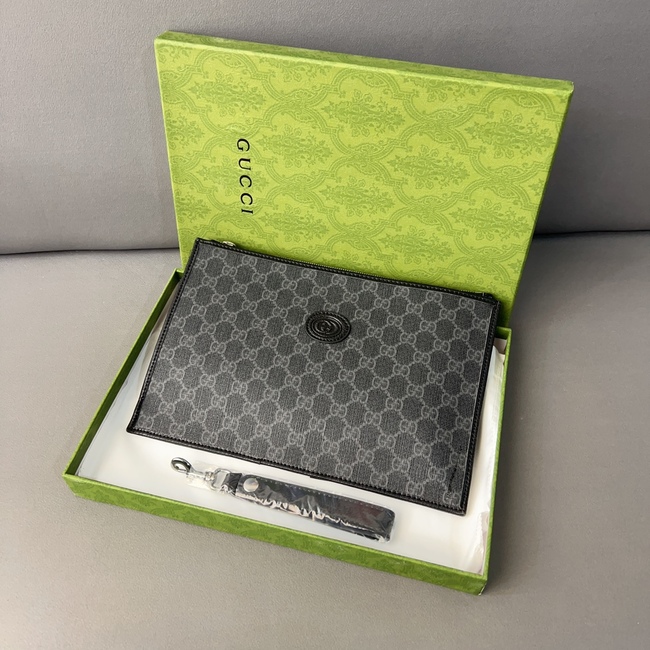 Gucci Original Factory Fabric Clutch Bag