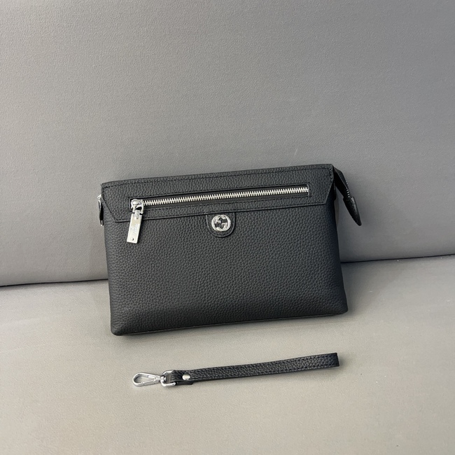 Gucci Men S Leather Clutch Bag