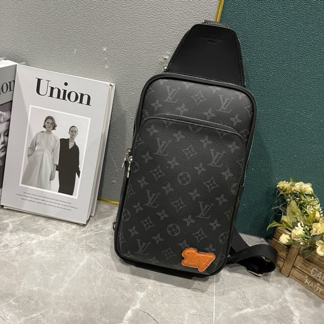 Louis Vuitton Avenue Shoulder Bag In Damier Graphite Canvas Code: M46344/40435