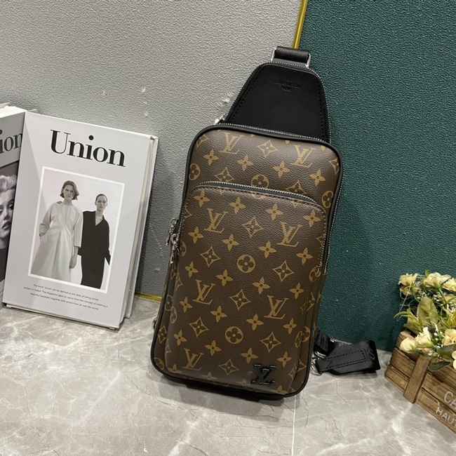 Louis Vuitton Avenue Shoulder Bag In Damier Graphite Canvas Code: M46344/40435