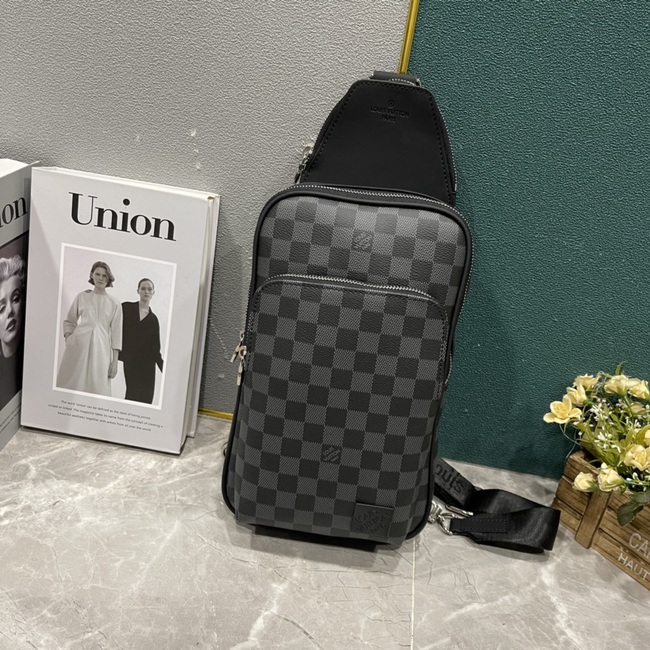 Louis Vuitton Avenue Shoulder Bag In Damier Graphite Canvas Code: M46344/40435