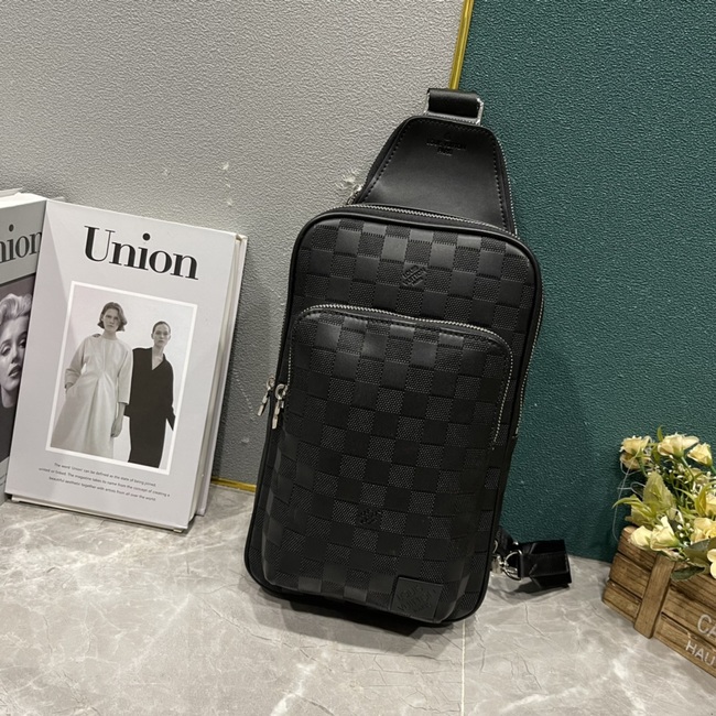 Louis Vuitton Avenue Shoulder Bag In Damier Graphite Canvas Code: M46344/40435
