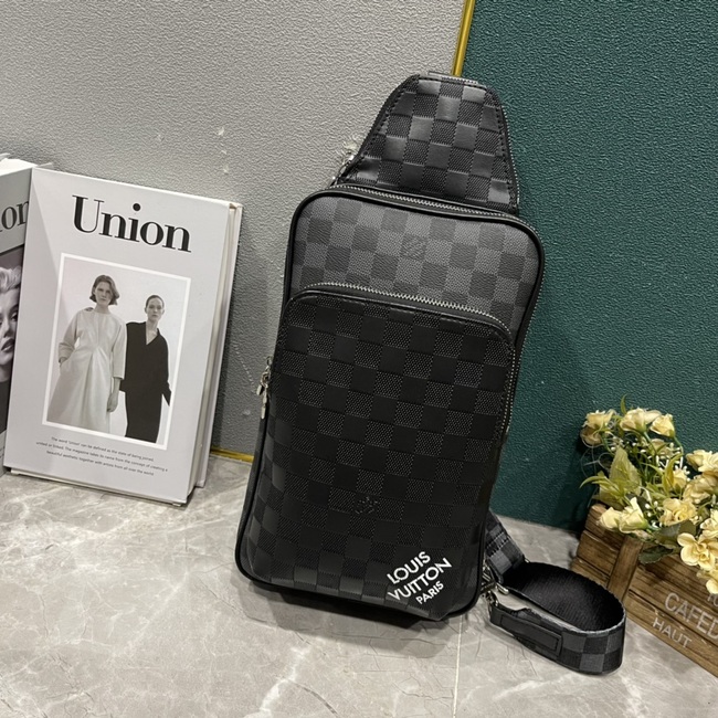 Louis Vuitton Avenue Shoulder Bag In Damier Graphite Canvas Code: M46344/40435