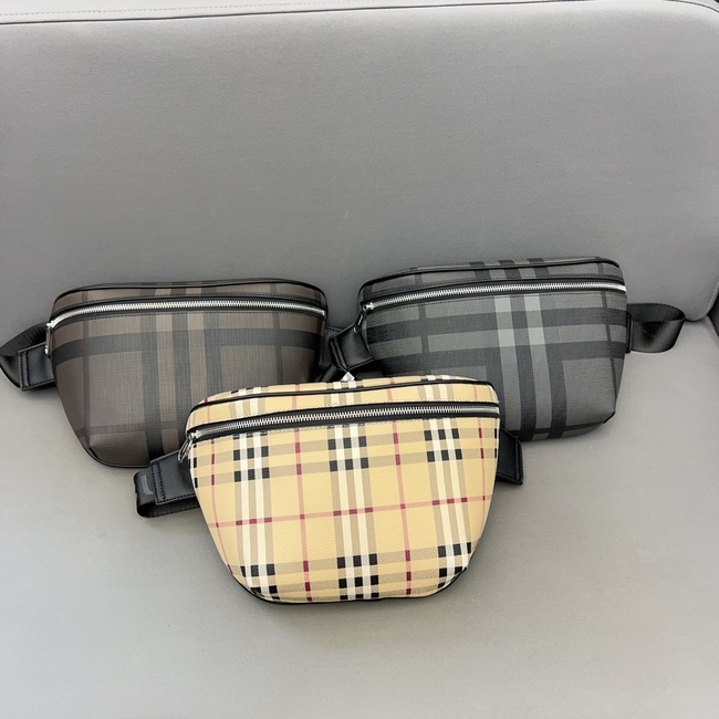 Burberry Plaid Waist Bag Shoulder Bag Unisex Crossbody Bag Chest Bag