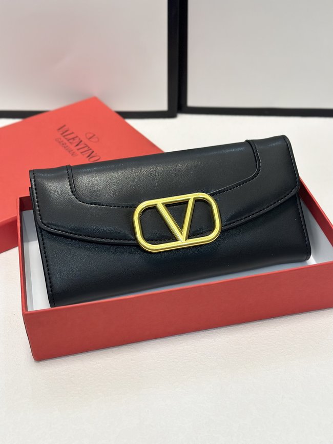 Valentino Cowhide Bifold Wallet 