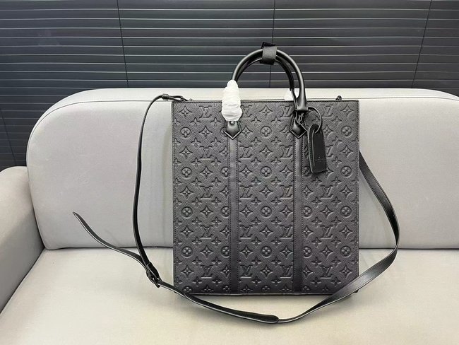 Louis Vuitton Sac Plat Cross Cowhide Handbag 