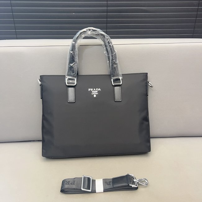 Prada Canvas Briefcase 