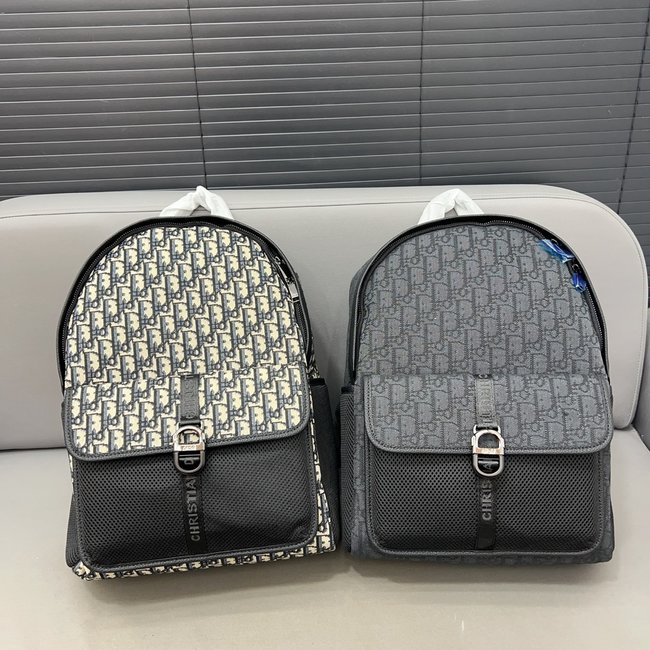 Dior Sacà Dos 8 Denim Saddle Backpack 