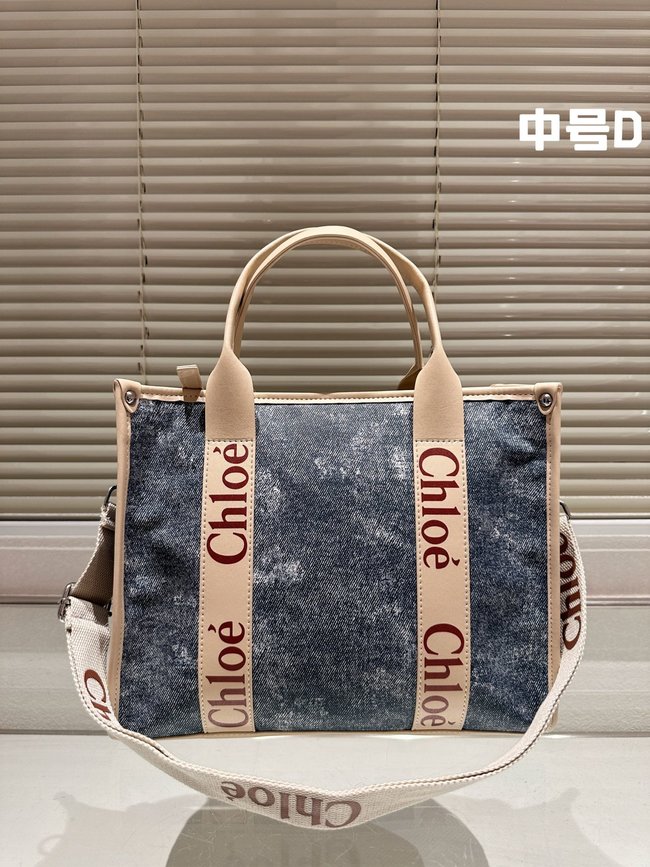 Chloe Canvas Shopping Bag 