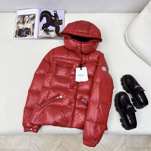 Moncler Fashionable Knit Drawstring Down Jacket in New Colors