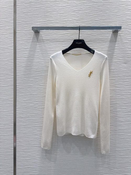 Yves Saint Laurent High-End Stretchy Undershirt for Stylish and Comfortable Wear