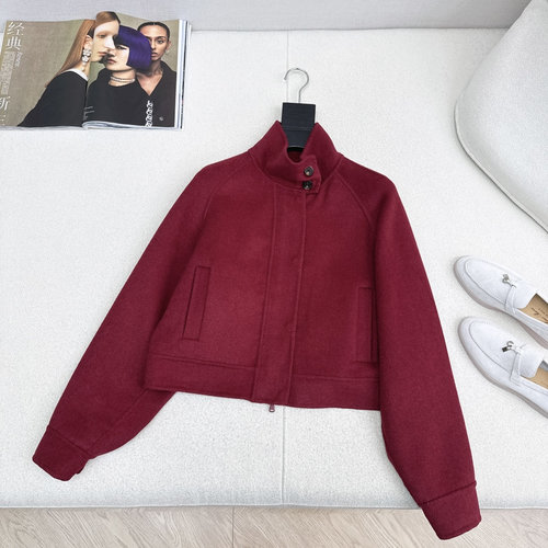 Brunello Cucinelli Exclusive Minimalist Double-faced Wool Layering Coat