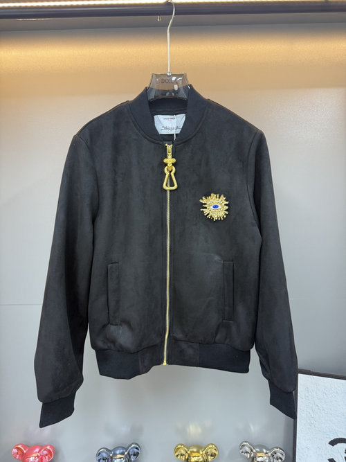 Schiaparelli Round Neck Pin with Metal Eye Ornament, Suitable for Jeans