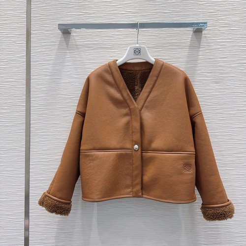 Loewe 100% PU Leather Garment, Classic & Fashionable Design