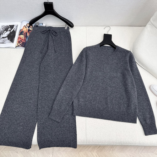 Brunello Cucinelli Wool Suit with Letter Embroidery, Three Colors