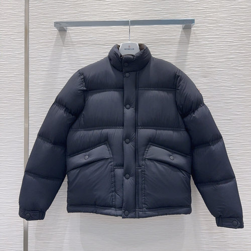 Moncler Goose Down Jacket, Elegant and Warm with Logo