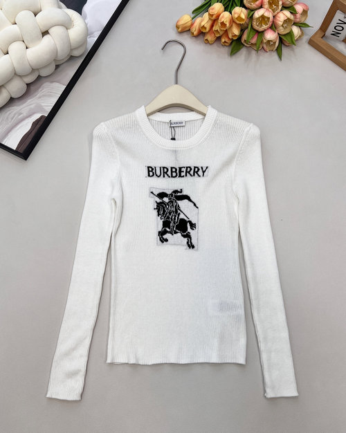 Burberry Slim - Fit Horse Embroidery Wool Sweater