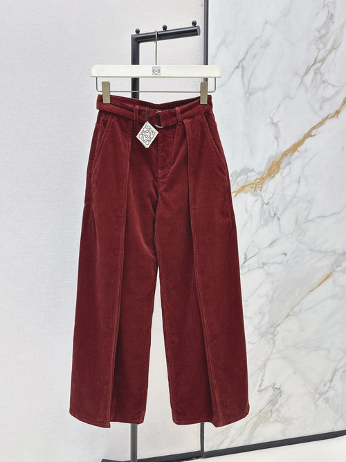 Loewe Deconstructed Corduroy Wide-leg Pants, Practical and Stylish