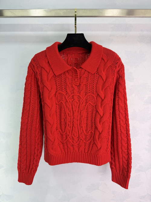 Celine Twisted Turtleneck Wool Sweater for Timeless Retro Style