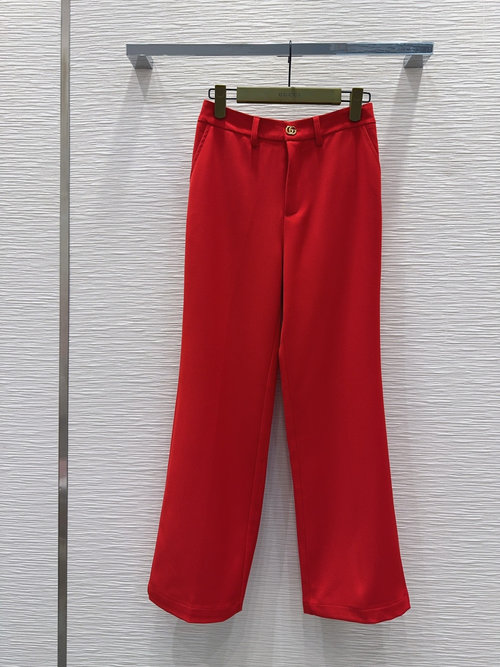 Gucci New Elegant Trousers with High-End Imported Texture